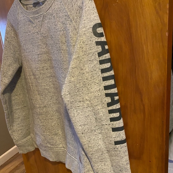 Like new woman’s grey Carhartt sweatshirt small - Picture 2 of 3